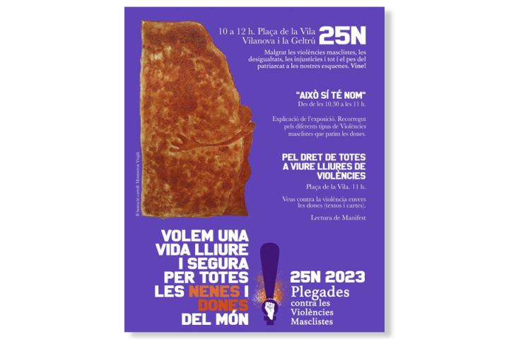 Actes 25N a Vilanova i la Geltrú
