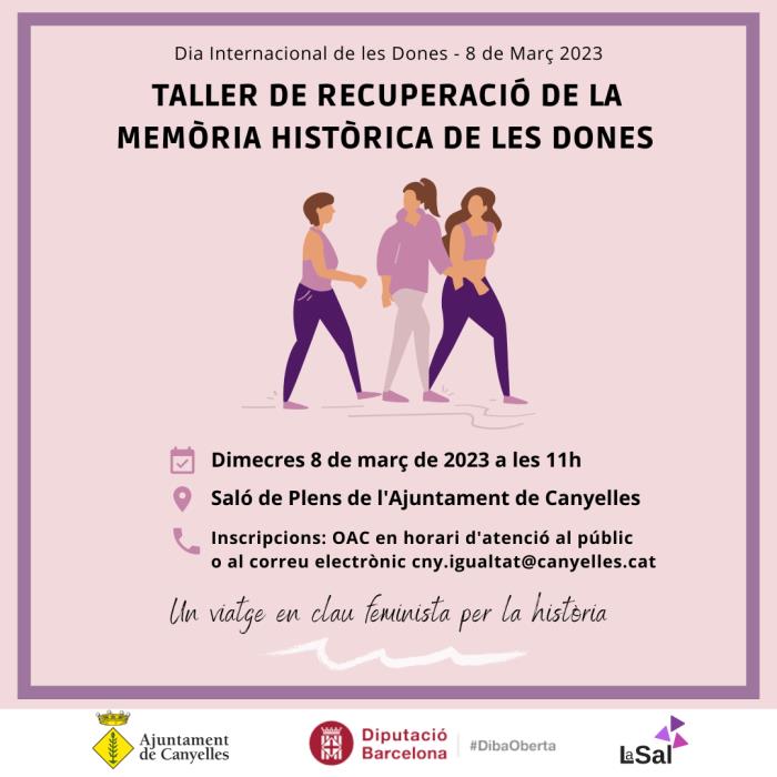 Celebració 8 de març a Canyelles
