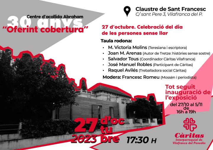Celebració del Dia de les Persones Sense Llar