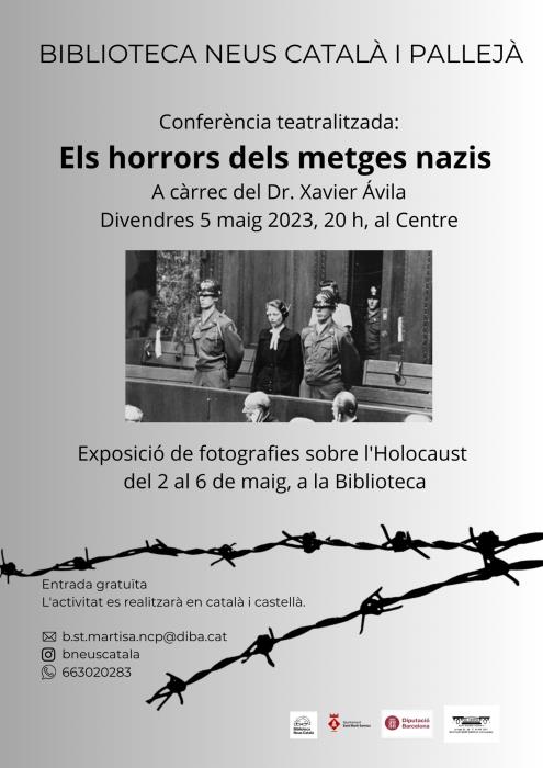 Conferència teatralitzada sobre els metges nazis