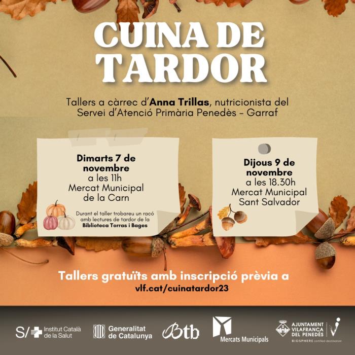 Cuina de tardor als mercats municipals 