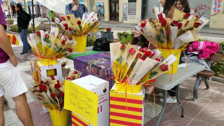 Diada de Sant Jordi a Sant Pere de Ribes