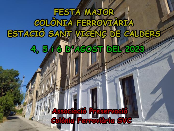 Festa major de la Colònia Ferroviària de Sant Vicenç de Calders