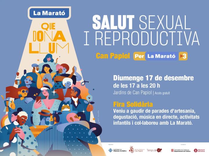 Fira solidària a Can Papiol per La Marató