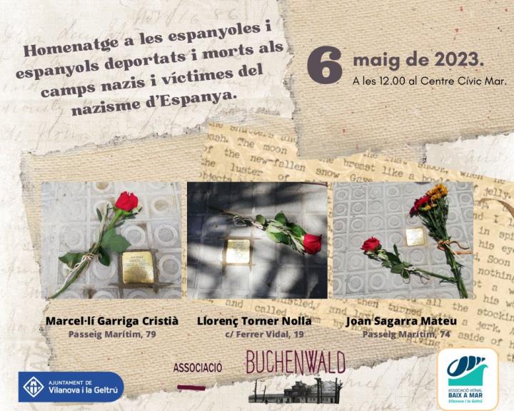 Homenatge a les espanyoles i els espanyols deportats i morts als camps nazis i víctimes del nazisme d'Espanya