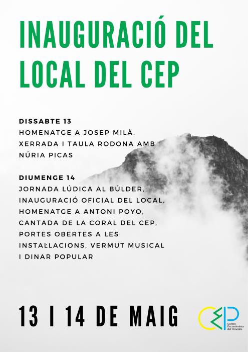 Inauguració del nou local del CEP