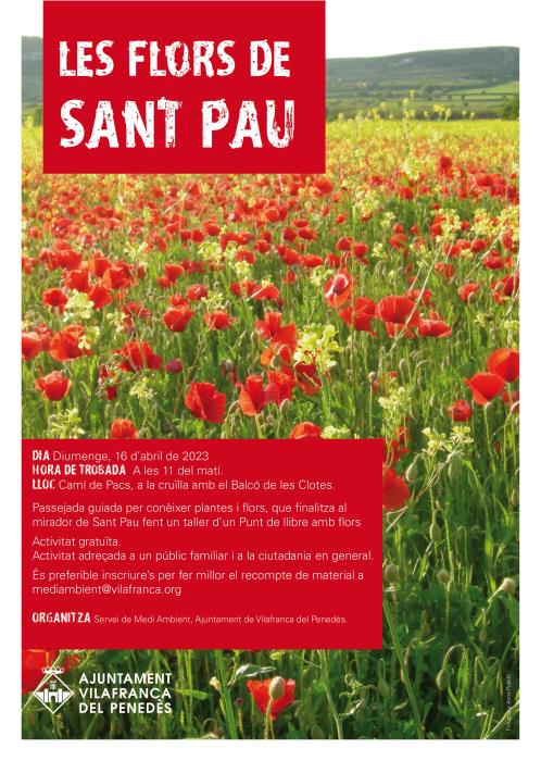 Les flors de Sant Pau
