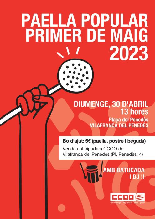 Paella popular del Primer de maig