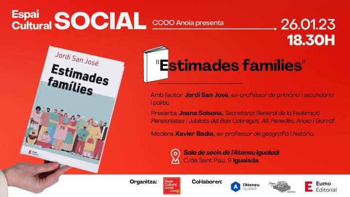 Presentació del llibre “Estimades famílies”