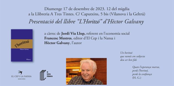 Presentació del llibre Hortizó d'Hèctor Galvany