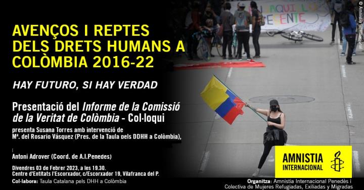 PRESENTACIÓ INFORME VERITAT COLÒMBIA