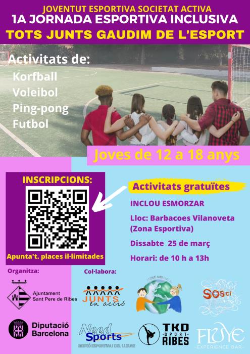 Primera Jornada Esportiva Inclusiva a Sant Pere de Ribes