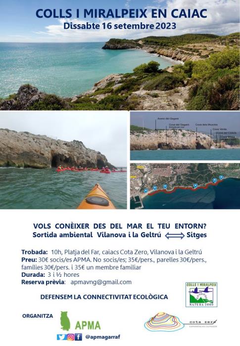 Sortida en caiac pels Colls Miralpeix