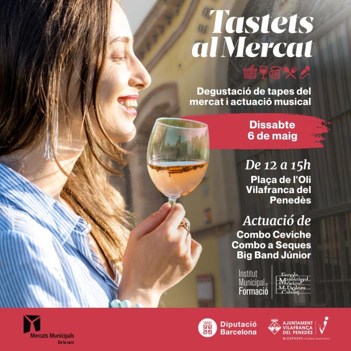 Tastets al Mercat amb actuacions de l’Escola Municipal de Música