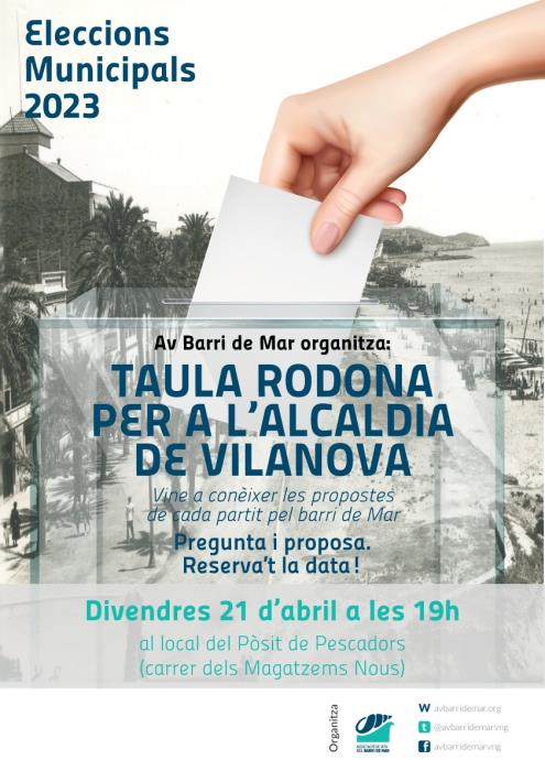 Taula rodona per a l'alcaldia de Vilanova