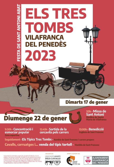 Tres Tombs a Vilafranca del Penedès