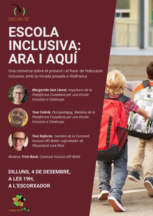 Xerrada ‘Escola inclusiva: ara i aquí’