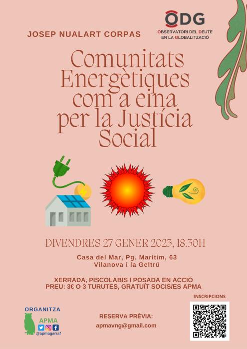 XERRADA SOBRE LES COMUNITATS LOCALS ENERGÈTIQUES