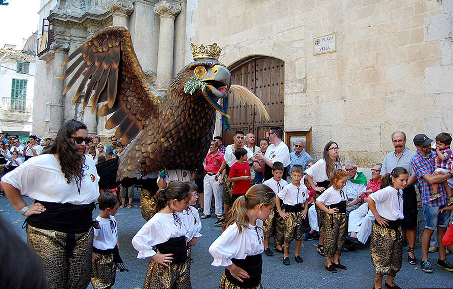 àliga del Vendrell. Eix