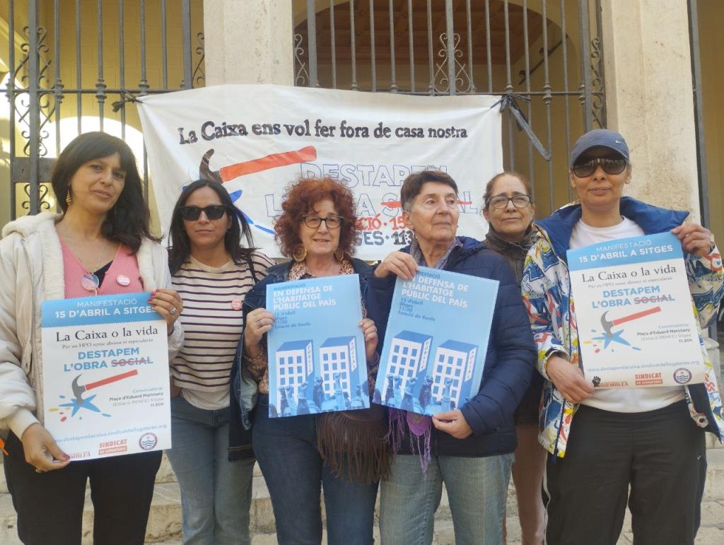 Aprovada a Sitges la primera moció impulsada per les llogateres d'HPO de La Caixa. Eix