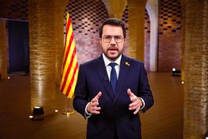 Aragonès situa el 2024 com l’any per acordar un finançament singular i abordar amb l'Estat la negociació del referèndum. ACN