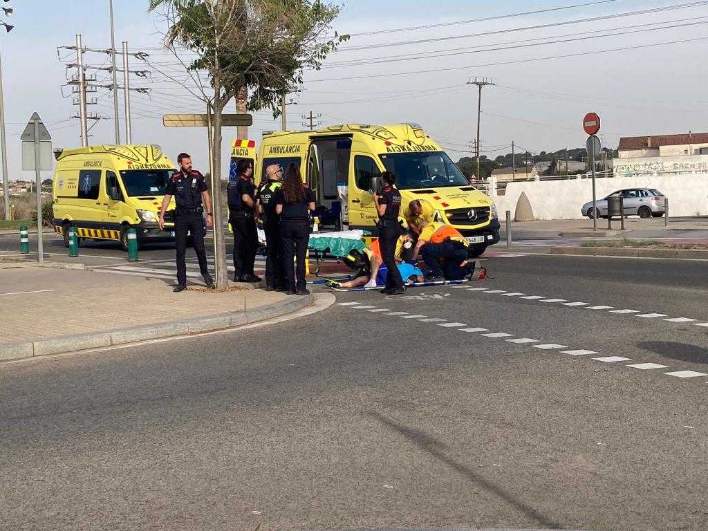 Atropellament d'un ciclista a la ronda Ibèrica de Vilanova. Ajuntament de Vilanova