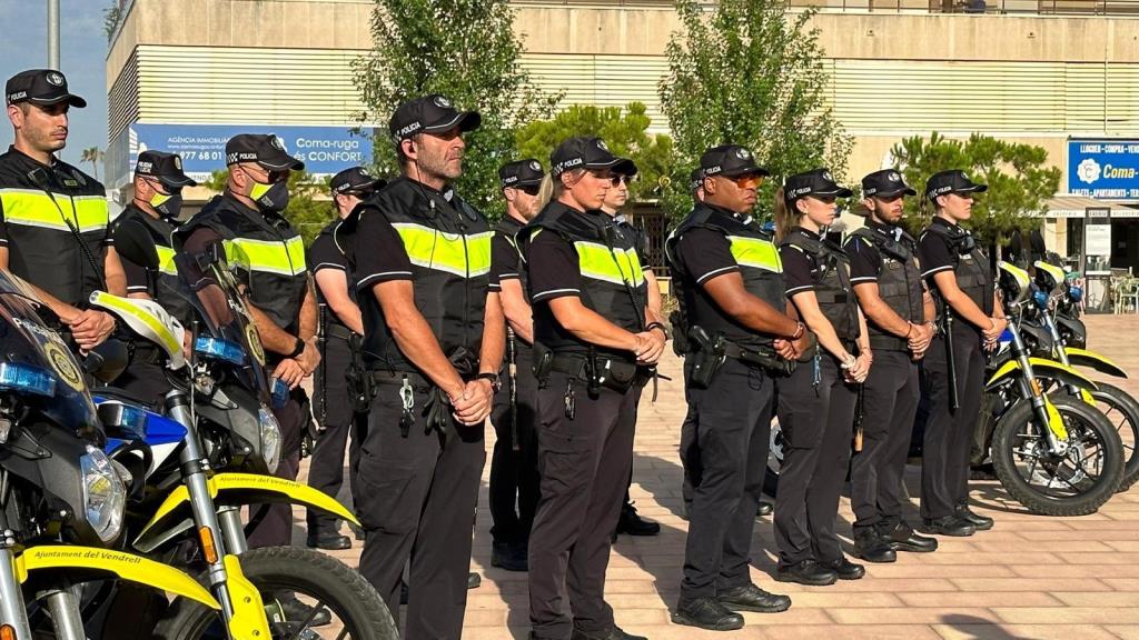 Augment de la plantilla de la policia del Vendrell per a la temporada d’estiu. Ajuntament del Vendrell