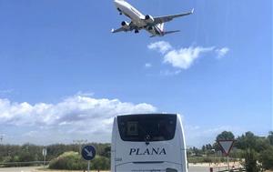 Bus de l'aeroport. Eix