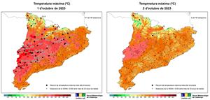 Catalunya tanca un dels setembres més càlids de les últimes dècades. Generalitat de Catalunya