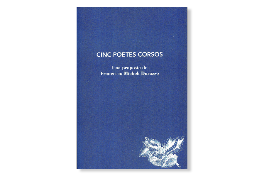 Coberta de 'Cinc poetes corsos'. Eix