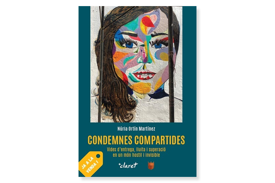 Coberta de “Condemnes compartides” de 'Núria Ortín i Martínez. Eix