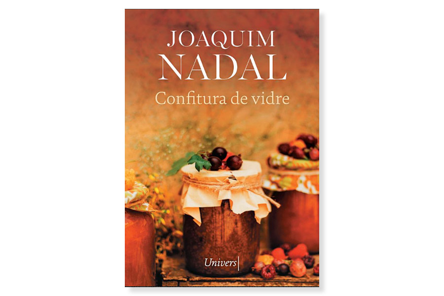 Coberta de 'Confitura de vidre' de Joaquim Nadal. Eix