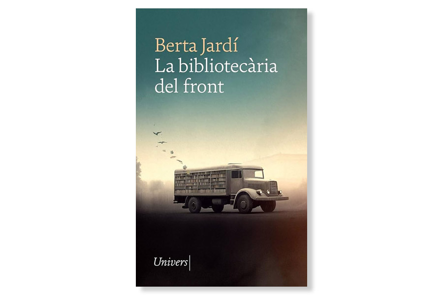 Coberta de 'La bibliotecària del front' de Berta Jardí. Eix