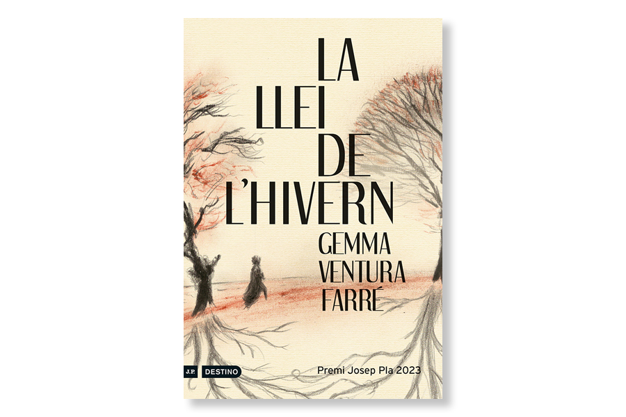 Coberta de 'La llei de l'hivern', de Gemma Ventura Farré. Eix