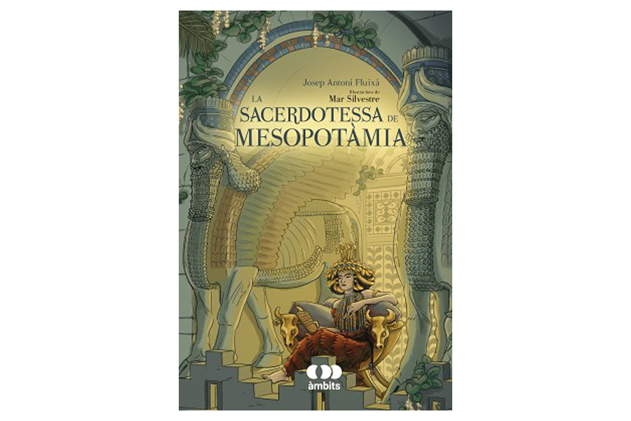 Coberta de 'La sacerdotessa de Mesopotàmia' de Josep Antoni Fluixà. Eix