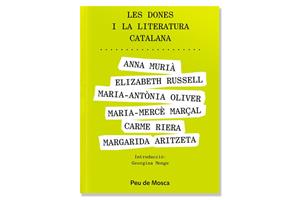 Coberta de 'Les dones i la literatura catalana'. Eix