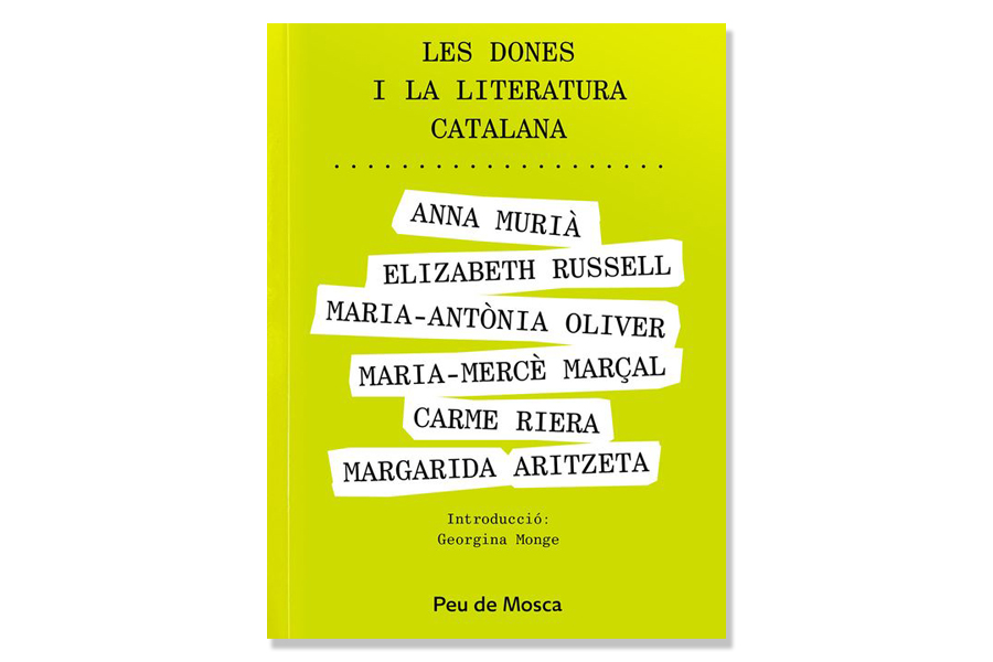 Coberta de 'Les dones i la literatura catalana'. Eix