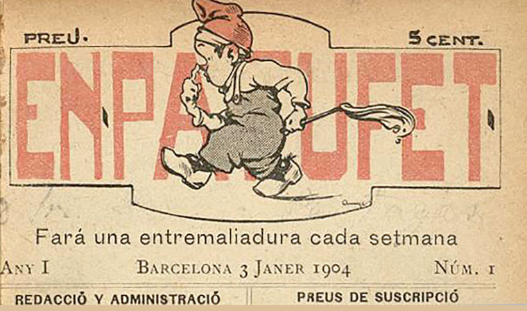 Coberta de 'Patufet'. Eix