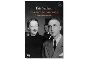 Coberta de 'Una sortida honorable' d'Éric Vuillard. Eix