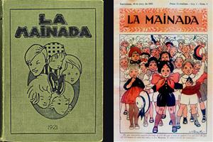 Cobertes de la revista 'La Mainada'. Eix