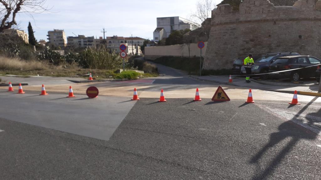 Comencen les obres del nou carril bici segregat del torrent de la Pastera a la plaça Llarga. Ajuntament de Vilanova