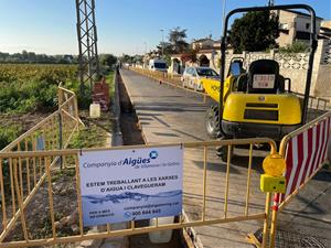 Comencen les obres per integrar El Prat de Vilanova a la xarxa d'aigua potable local