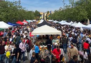 Diada de Sant Jordi a Vilafranca del Penedès