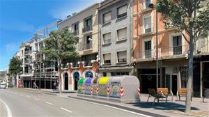 Dilluns comencen les obres d’ampliació de la vorera del carrer General Prim de Vilafranca. Ajuntament de Vilafranca