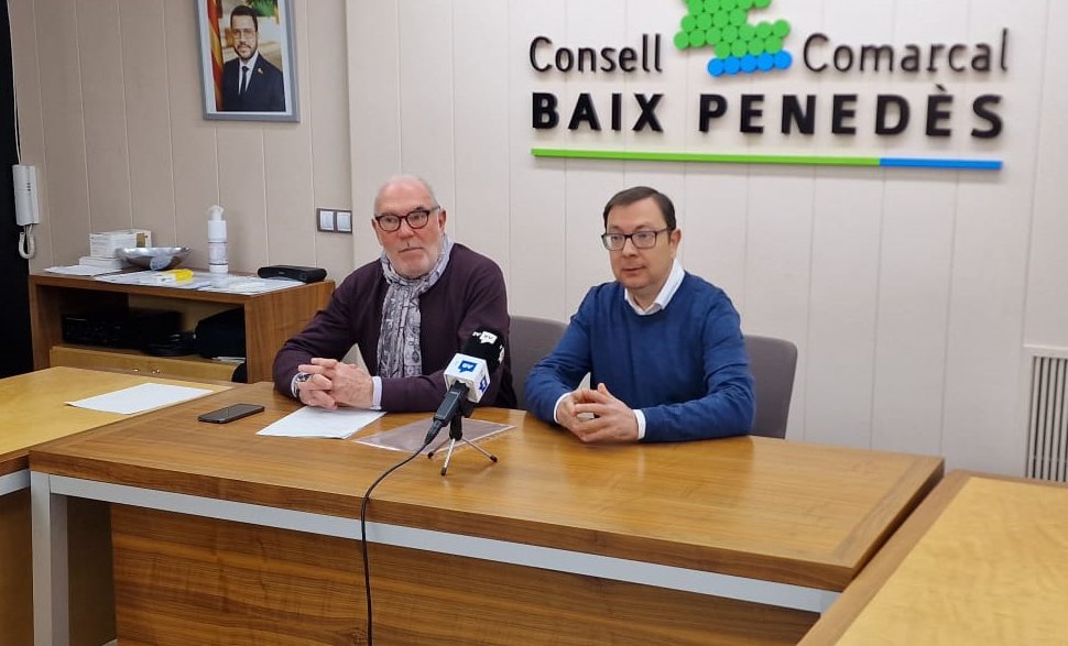 El Baix Penedès tanca el 2022 amb una baixada de la taxa d'atur de 2 punts respecte del desembre 2021 . CC Baix Penedès