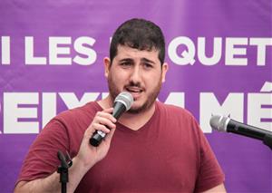 El candidat de Fem Poble - En Comú Podem, Daniel Carabantes