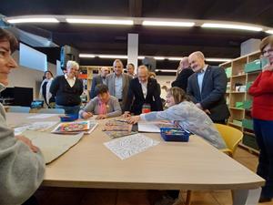 El conseller Carles Campuzano inaugura un centre ocupacional de la Fundació Mas Albornà de Vilafranca del Penedès. Generalitat de Catalunya