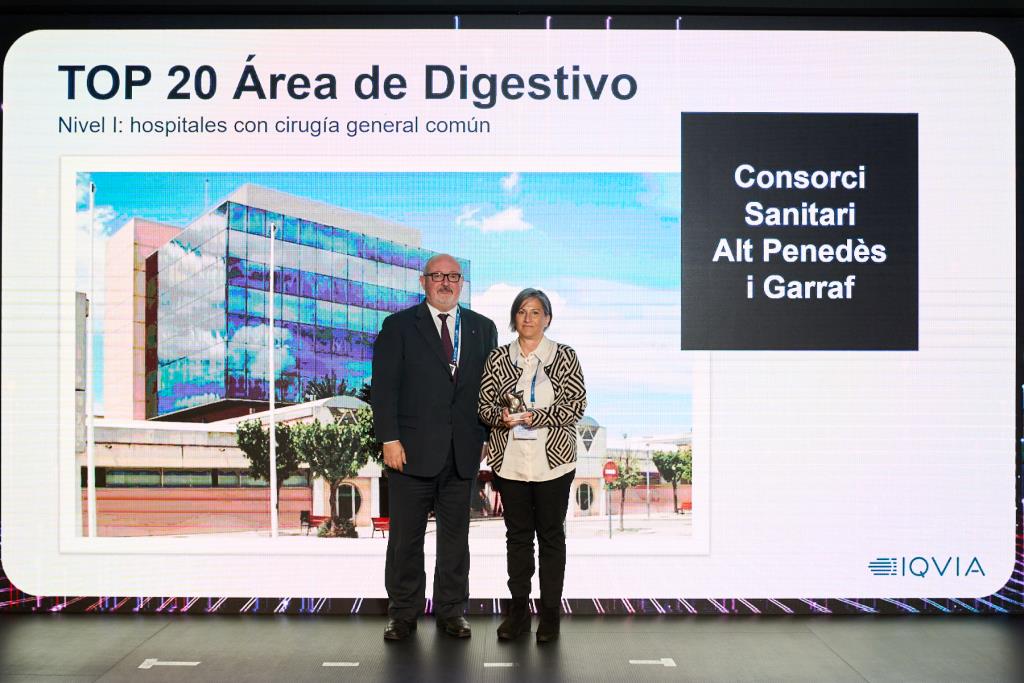 El Consorci Sanitari Alt Penedès-Garraf, guardonat amb dos premis Top 20. CSAPG