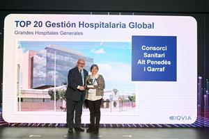 El Consorci Sanitari Alt Penedès-Garraf, guardonat amb dos premis Top 20