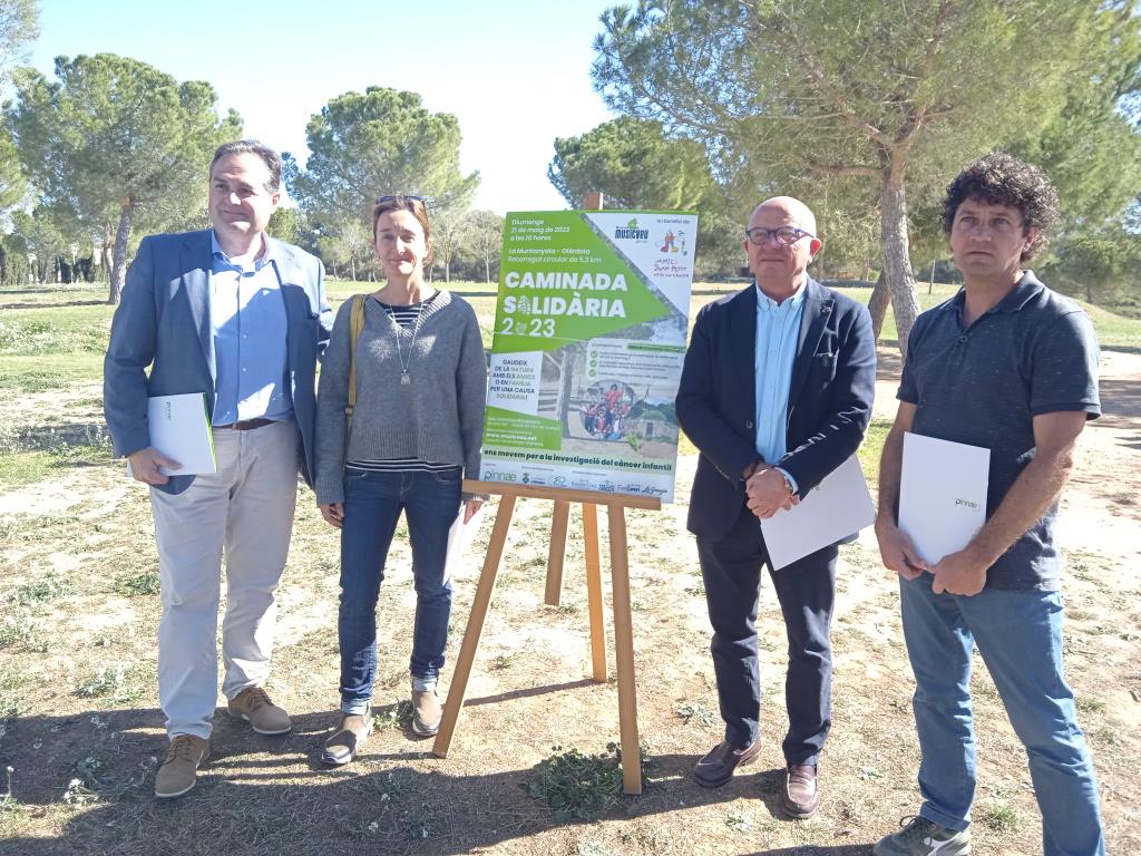 El festival Musicveu organitza una caminada solidària en benefici de la Fundació Amics Joan Petit Nens amb Càncer. Ramon Filella